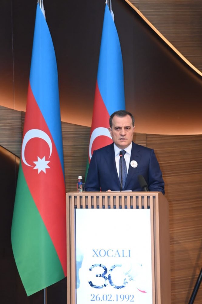 Azərbaycan Xarici İşlər Nazirliyinin təşkilatçılığı ilə Xocalı soyqırımının 30-cu ildönümünə həsr olunmuş konfrans keçirilib