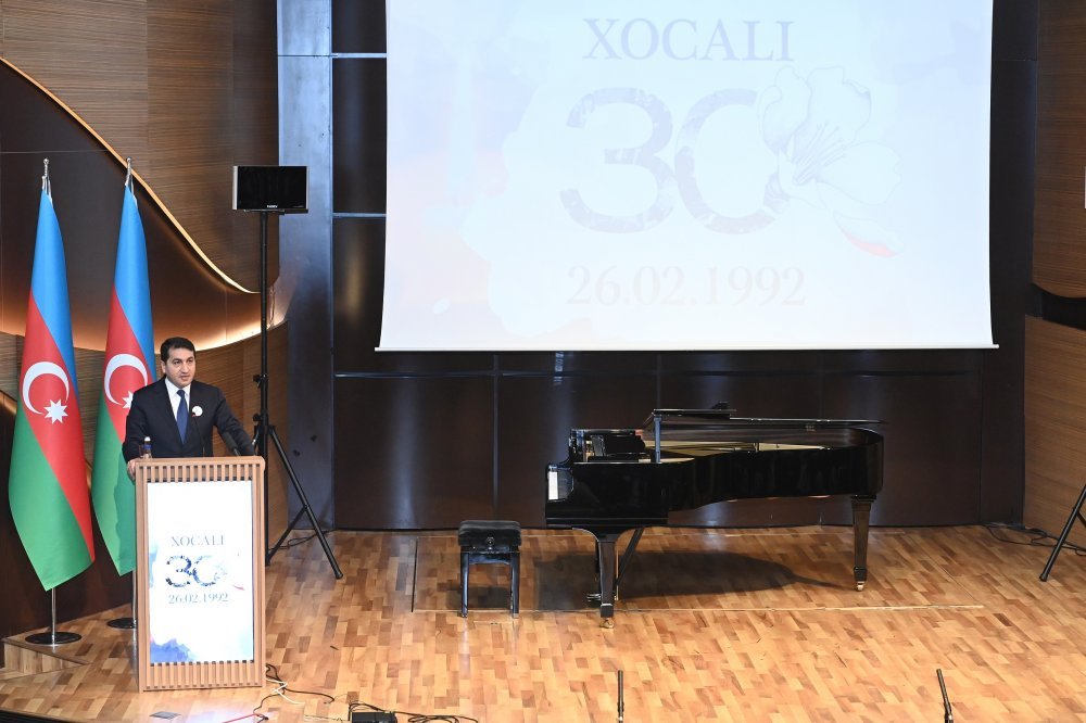 Azərbaycan Xarici İşlər Nazirliyinin təşkilatçılığı ilə Xocalı soyqırımının 30-cu ildönümünə həsr olunmuş konfrans keçirilib