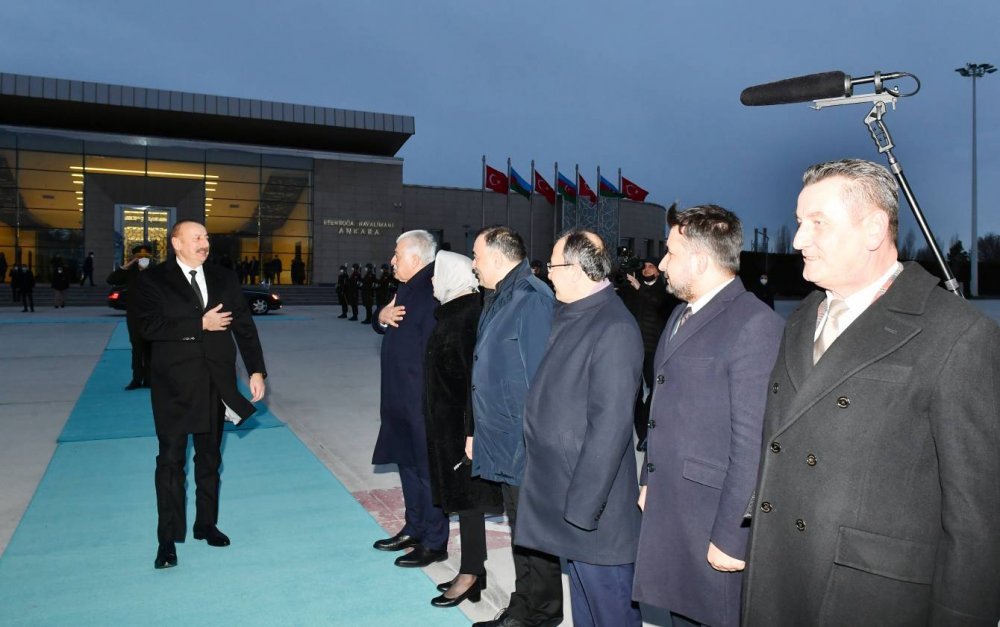 İlham Əliyevin Türkiyəyə işgüzar səfəri başa çatıb
