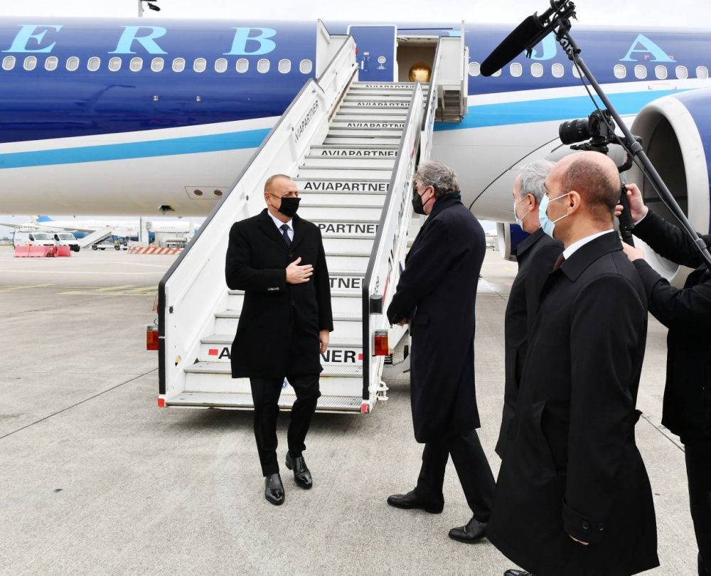 İlham Əliyev Belçika Krallığının paytaxtı Brüsselə işgüzar səfərə gəlib İlham Əliyev Belçika Krallığının paytaxtı Brüsselə işgüzar səfərə gəlib