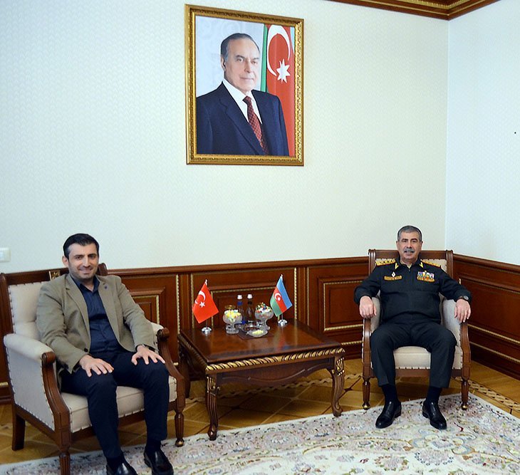 Müdafiə naziri “Baykar” şirkətinin texniki direktoru cənab Selçuk Bayraktar ilə görüşüb
