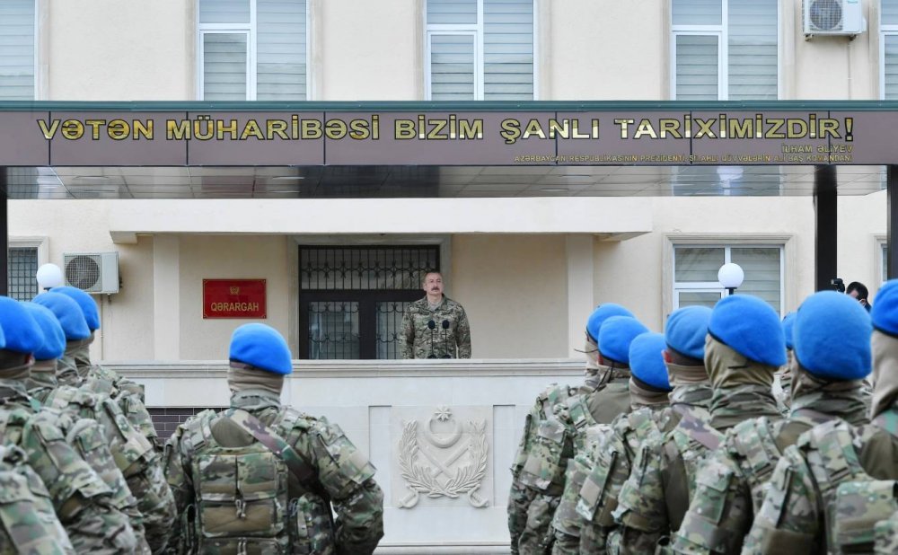 İlham Əliyev Müdafiə Nazirliyinin Xüsusi Təyinatlı Qüvvələrinin “N” saylı hərbi hissəsində olub