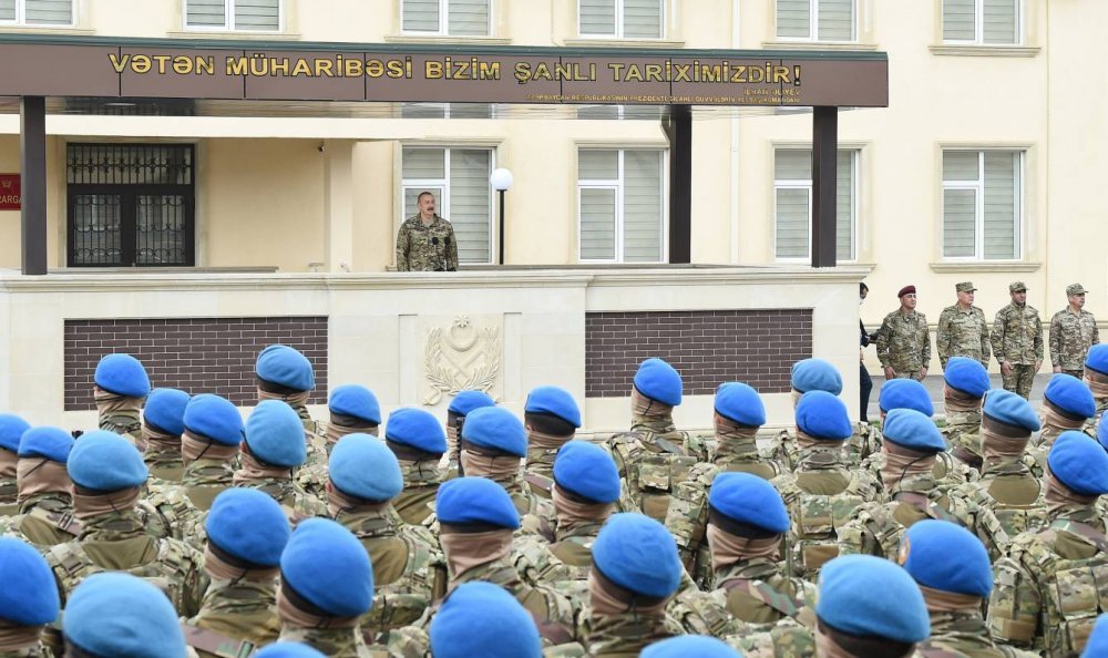 İlham Əliyev Müdafiə Nazirliyinin Xüsusi Təyinatlı Qüvvələrinin “N” saylı hərbi hissəsində olub