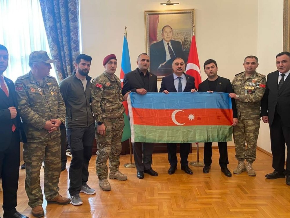 Türkiyədəki səfriliyimiz qazilərilə görüş keçirib
